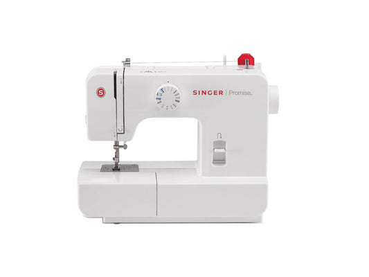 A white SINGER Promise 1408 sewing machine on a plain background.